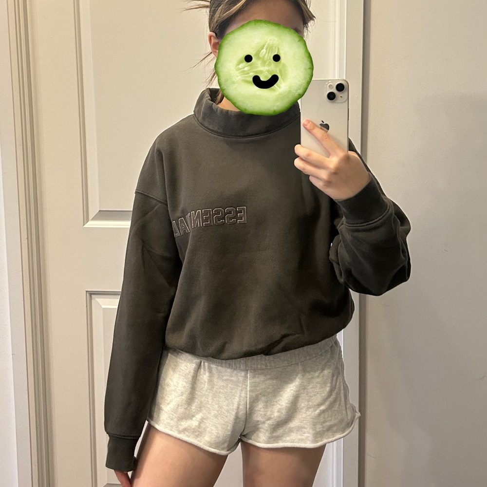 Essentials Women’s Dark Green Sweater